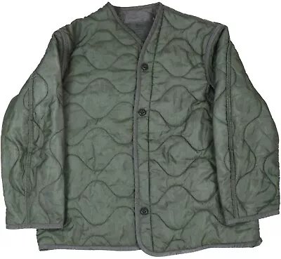 Small Cold Weather M65 Coat Liner OD Green Winter Parka Field Jacket M-65 M1965 • $39.95