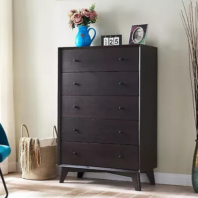 T4TREAM Modern 6 Drawer Dresser For Bedroom 54  Wide Wood Chest Of Drawers • $298.99