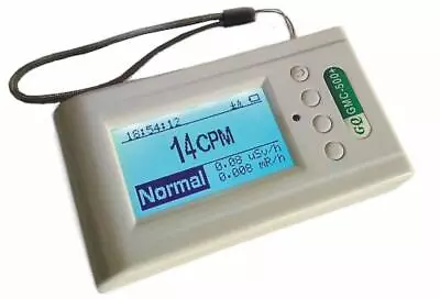 $168 • Buy GQ GMC-500 Plus Geiger Counter Radiation Detector Beta Gamma X-Ray Dual Tube 