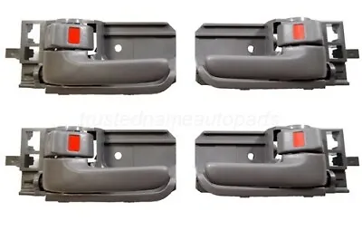 $32.99 • Buy Fits Toyota Inside Interior Door Handle Front Rear LH RH Side Gray Set