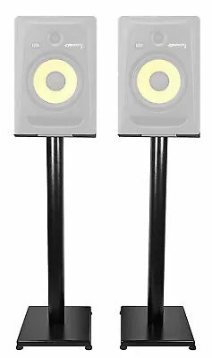 £57.26 • Buy Pair Rockville 29  Black Steel Speaker Stands For KRK ROKIT 8 G3 Monitors