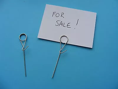 £6.50 • Buy 50 Price TICKET & HOLDER Label Counter Display Deli Butcher Food Catering Pin