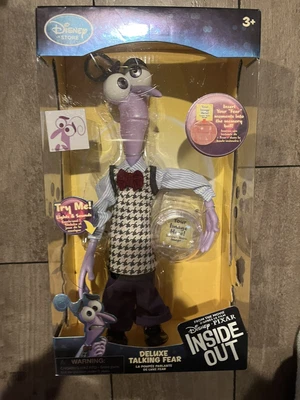 $55 • Buy Disney Store Pixar Inside Out Deluxe Talking / Light Up FEAR 10  Doll Figure