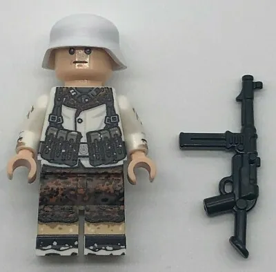 Lego Minifigure WW2 Winter German Solider #5 - The Minifig Co - TMC - Kar98  • $64.95