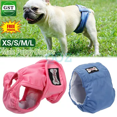 Warm Male FeMale Dog Puppy Nappy Diapers Wrap Band Sanitary Pants Underpants • $8.55