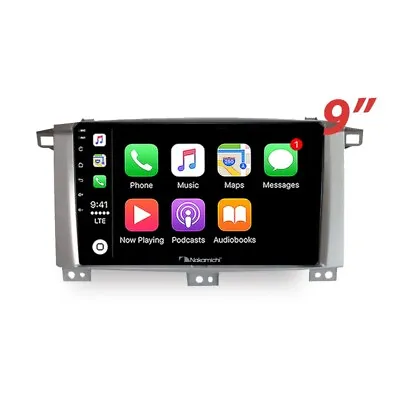 9  Wireless CarPlay Android Auto Nakamichi BT For Toyota Landcruiser 2002-06 SO • $1199