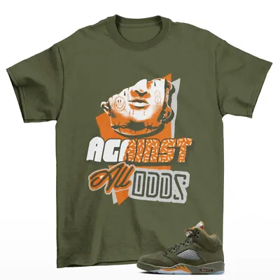 All Odds Olive Shirt To Match Jordan 5 Retro Olive DD0587-308 • $24.75