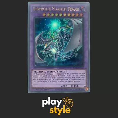 Yugioh Chimeratech Megafleet Dragon Ultra Rare Gfp2-en126 Yu-gi-oh • £1.50