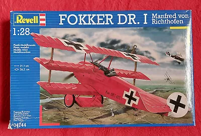 Revell 04744 Fokker Dr. 1 1/28 Scale Model Airplane NEW • $20.99