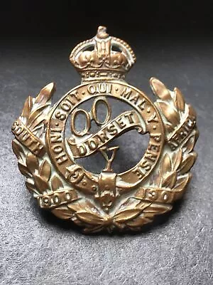 Queens Own Dorset Yeomanry Original British Army Cap Badge WW1 • £56