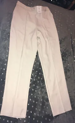 £4.99 • Buy M&S Classic Straight Leg Trousers Neutral Size 10 Regular New Rrp £ 15