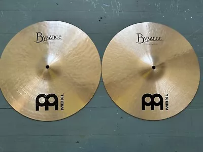 Meinl Byzance Medium Traditional Hi-Hats - 16 Inch  In Excellent Condition • $475