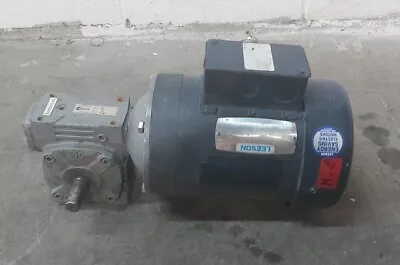 $165 • Buy LEESON C6T17FC3F 1.5hp 1740rpm 460v 3ph Motor E56C Frame W/ Gearbox Ships Crated