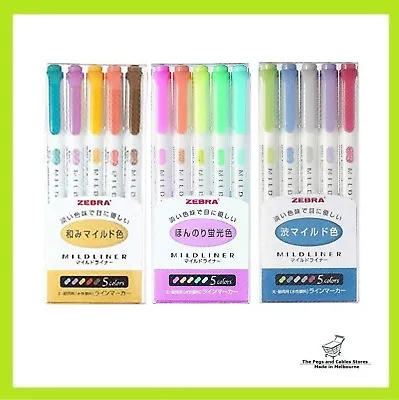 $45.50 • Buy Zebra Mildliner Double-Sided Pastel Highlighter -15 Color Sets