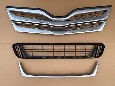 3PC Set 2013-2016 TOYOTA VENZA Front Bumper Upper And Lower Grille W Molding NEW • $329.80