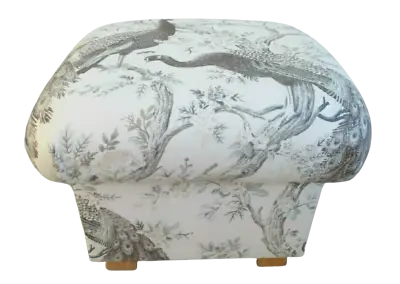 £145.95 • Buy Storage Footstool Laura Ashley Footstall Belvedere Fabric Duck Egg Pouffe Blue 