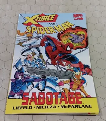 X-Force And Spider-Man: Sabotage Marvel Graphic Novel/TPB 1992 McFarlane • $8