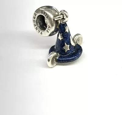 Pandora Sterling Silver 925 Fantasia Mickey Sorcerer Hat Charm! (WMP007443) • $24.99