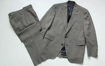 VTG Jos A Bank Premier Collection Flecked Tweed 2 Button Suit USA Made Sz 42 R • $105.29