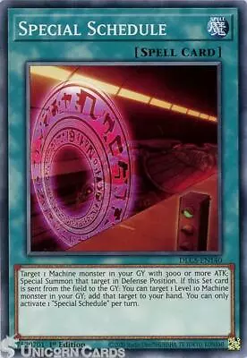 DLCS-EN140 Special Schedule Common 1st Edition Mint YuGiOh Card • £0.99