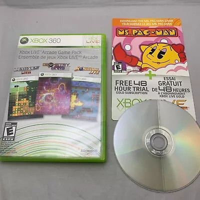 $11.11 • Buy Xbox LIVE Arcade Game Pack (Xbox 360) CIB! TESTED!