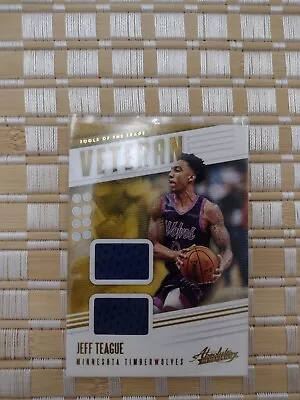 $4 • Buy Jeff Teague 2019-20 - Absolute Memorabilia Veteran Tools Of The Trade 🔵🟢...