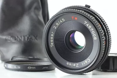 [TOP MINT] Contax Carl Zeiss Tessar T* 45mm F/2.8 MMJ Pancake MF Lens From JAPAN • $259.99