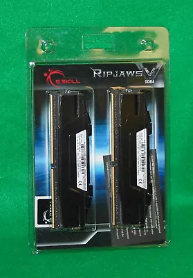 G.SKILL Ripjaws V Series 16GB 2x8GB DDR4-3200 Desktop Memory F4-3200C16D-16GVKB • $37.95