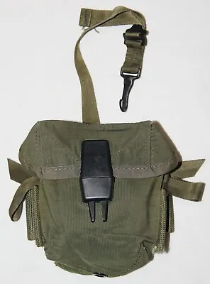 Original Vietnam Nylon Short 20 Round Cartridge Pouch 1968 Dated • $24.99