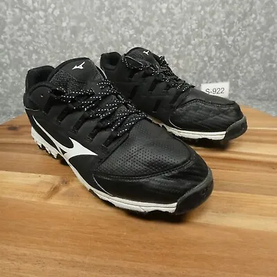 Mizuno 9 Spike Swift 6 Cleats Women 8 Black White Softball Metal 320588 • $17