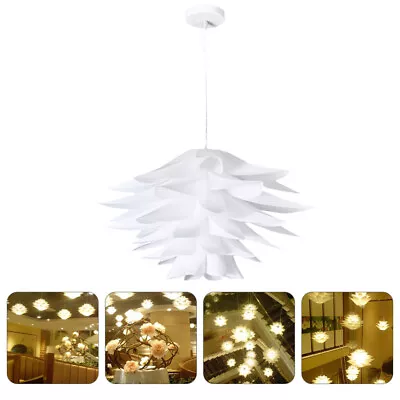  Chandelier Metal Light Socket Rings Flower Pendant Lamp Lotus Ceiling Puzzle • £26.88