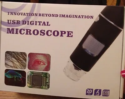 $12.99 • Buy New Innovation Beyond Imagination Portable USB Hand Digital Microscope Amscope