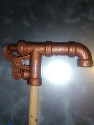 Steampunk  Cane Handle. Was 3D Printed On My 3D Printer. Copper Color • $25