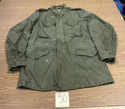 VTG 50s US Army M-1951 OG 107 Field Jacket Size Small Long Cold Weather M51 • $29.99