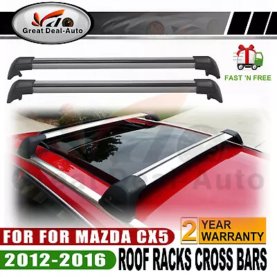 Roof Rack For Mazda CX5 2012-2016 Lockable Cab Style Baggage Carrier Top Set • $121.24