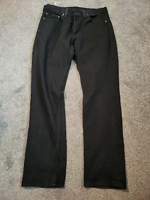 Men's Levi's 511 Slim Straight Black Wash Denim Jeans Size 32 X 30 • $27.29