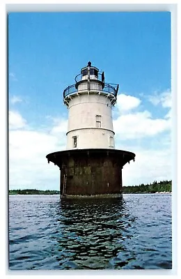 Postcard Goose Rocks Light North Haven And Vinalhaven Maine  A14 * Alt • $2.99