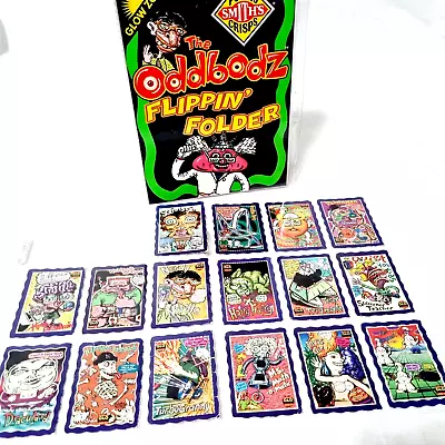 Glow Zone Oddbodz Flippin Folder And Glo Purple 16 Bulk Lot Trading Cards • $103.92