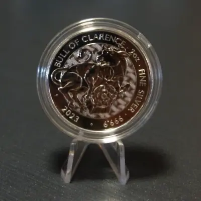 2023 Royal UK Mint Silver Tudor Beast Bull Of Clarence Coin 2oz • $129.99