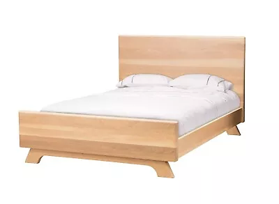 IN STOCK -Amish Mid-Century  Modern Solid Wood Platform Bed King Queen Full • $2199