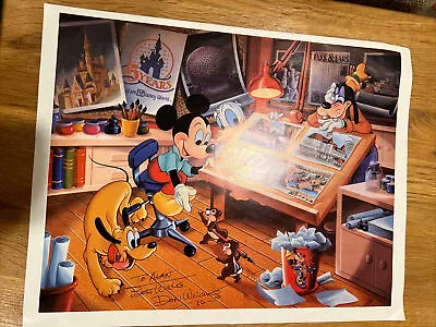 Walt Disney World Eyes & Ears Oct. 1 1986 15th Birthday Signed By Don Williams • $31.11