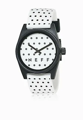 Neff Men's Unisex Daily Wild Watch White Polka Dot NF0208 Watch New • $15.99