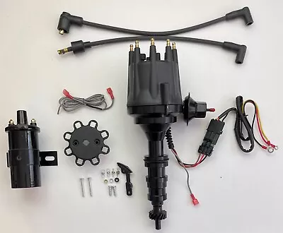 $198.82 • Buy FORD FE 352 360 390 427 428 Small Cap ALL BLACK HEI Distributor + 45K Volt Coil