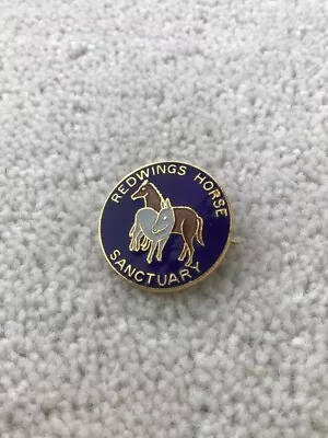 Redwings Horse Sanctuary Pin Badge Brooch • £4