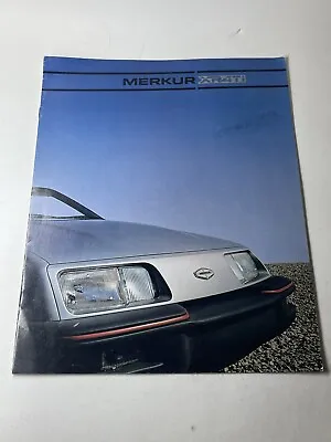 1985 Merkur Xr4ti Original Car Sales Brochure Ford Of Germany Lincoln Mercury • $6.85