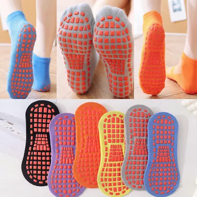 5 Pairs Baby Kids Boy Girl Toddler Anti-Slip Socks Trainer Sports Gym Indoor • £6.60