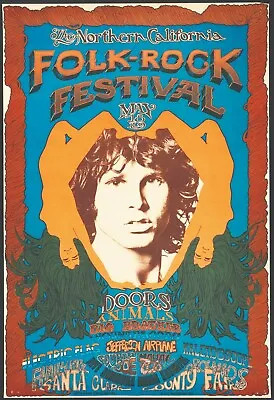 Folk Rock Festival 13  X 19  Reproduction Concert Poster Archival Quality  • $19.95