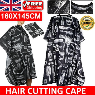 £3.59 • Buy XL 160*145cm Hair Cutting Cape Professional Salon Barber Hairdressing Gown Apron