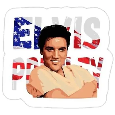 Elvis Presley Stickers Fan King Music Indie 90s 2000s Anime Dark Nerd Retro Art • $4.88