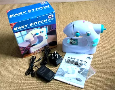 JML Easy Stitch Portable Mini Sewing Machine Mains/Battery With Foot Pedal • £20